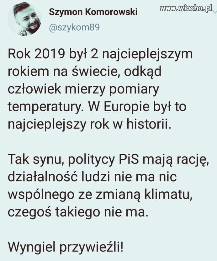 Drugi najcieplejszy