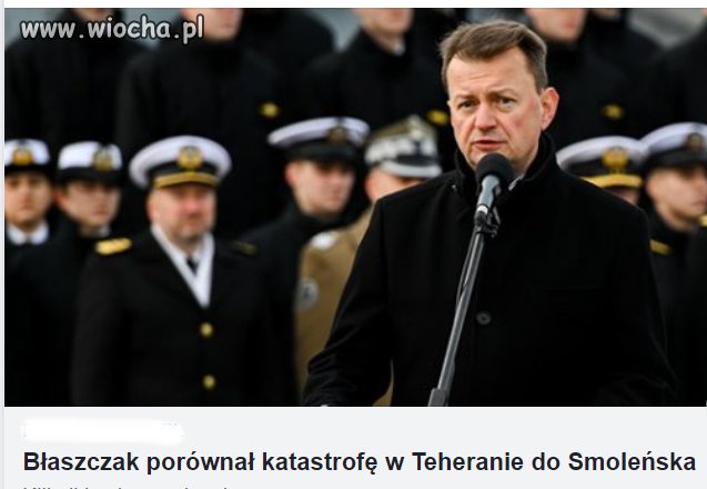 Zapomniał dodać,że to wina Tuska