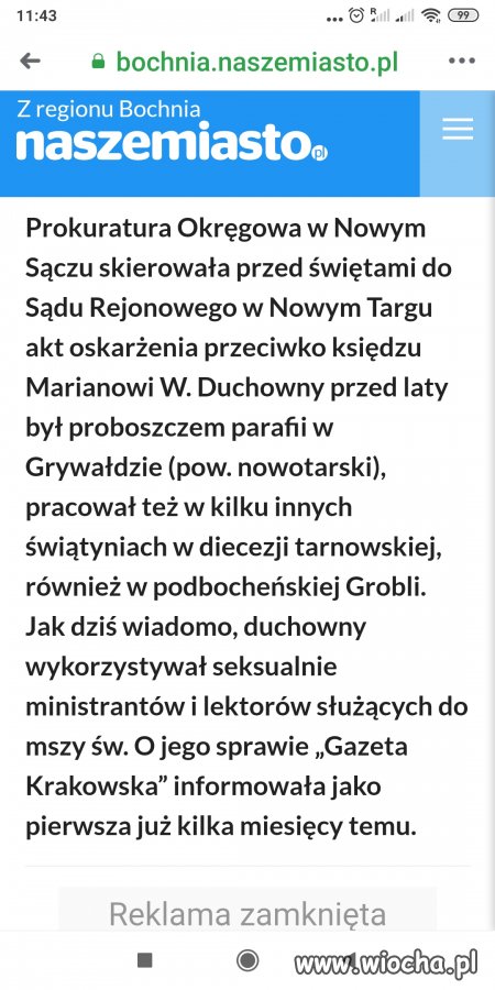 Wykorzystał 22 ministrantów
