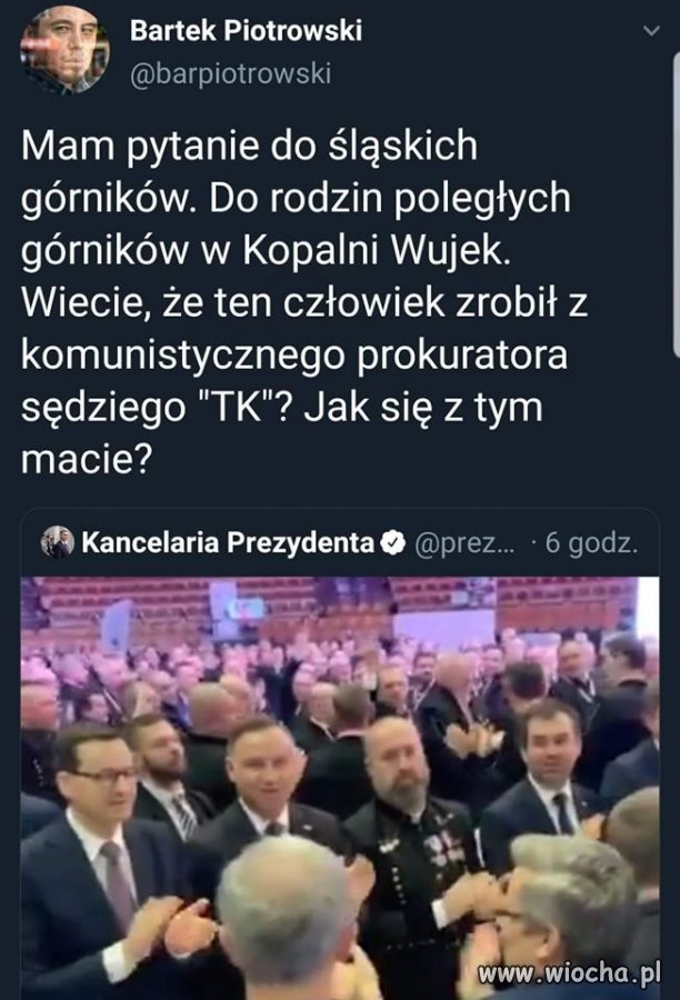 Nie wierzę w to, że górnicy nie są tego świadomi