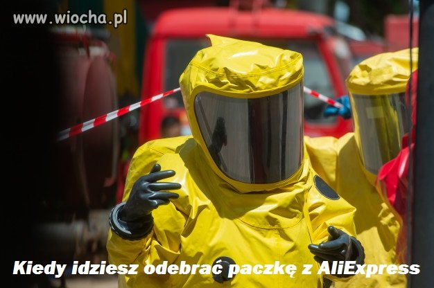 Kiedy idziesz odebrać paczkę z AliExpress