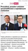 Trójka polityków z największym zaufaniem