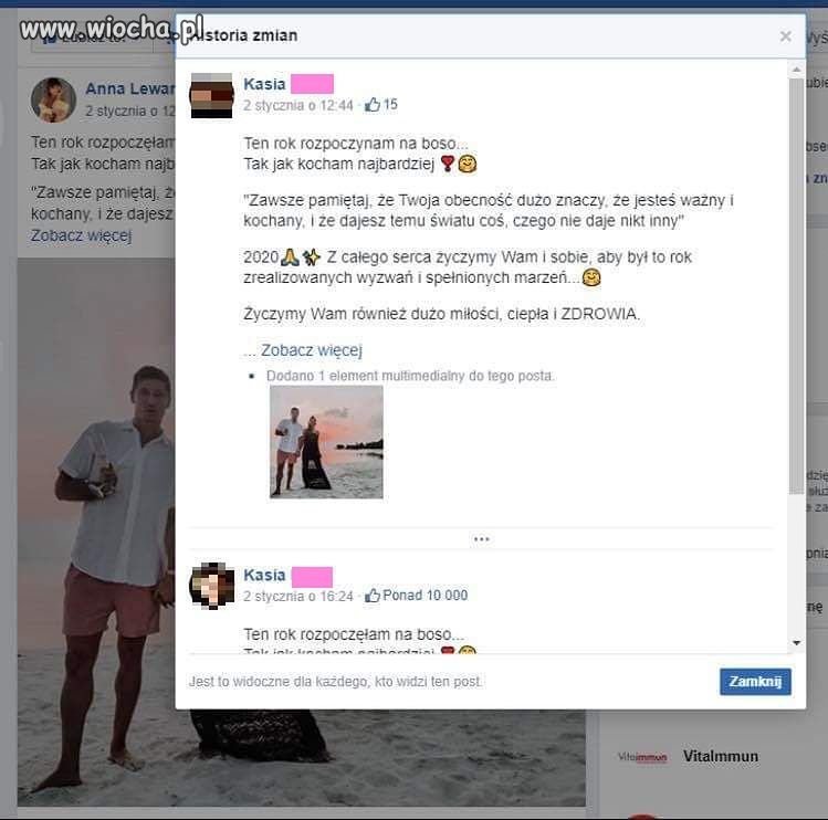 Awaria fejsa weryfikuje prawdomówność celebrytki