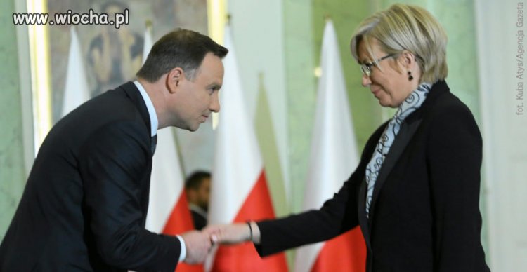 Odkrycie towarzyskie prezesa w Belwederze