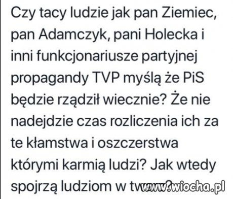 Rozliczenia nadejdzie czas...