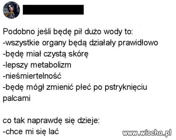 Picie wody