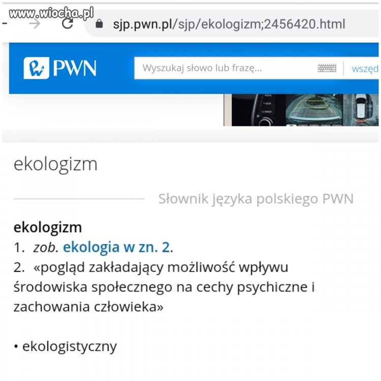 Prawaki nie pi*rdolci* oto def ekologizmu...