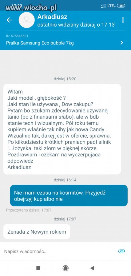 Olx pralka