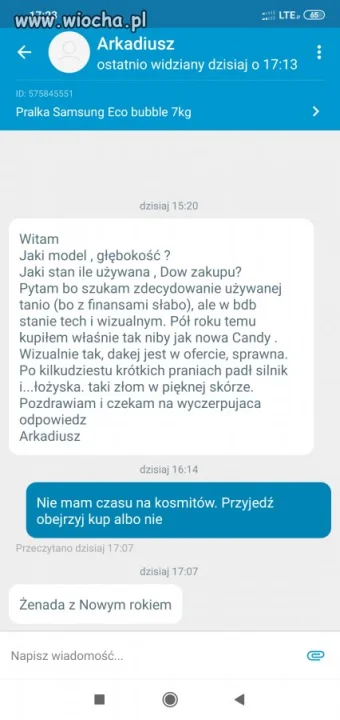 Olx pralka