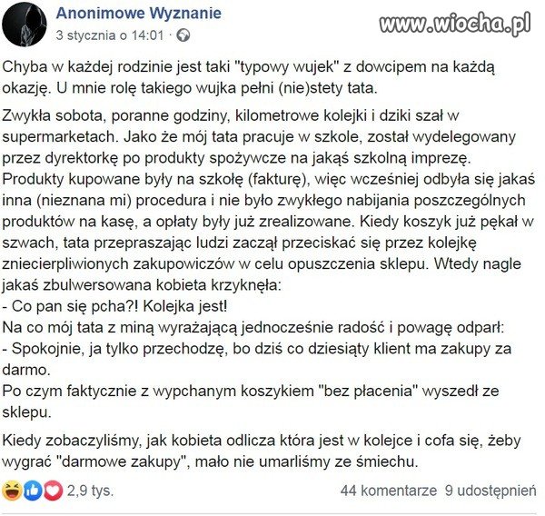 "darmowe zakupy"