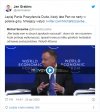 Duda zacinał się, mówiąc po angielsku.
