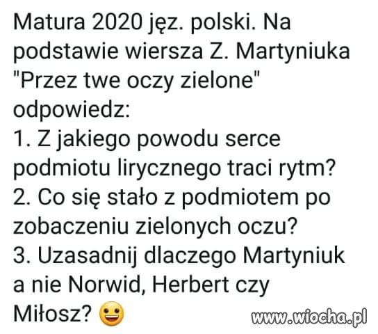 Nowe pytania maturalne