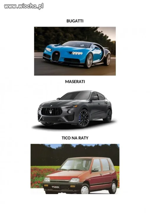 Bugatti- Maserati- Tico na raty !!!