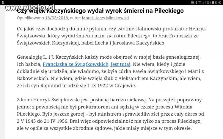 Taka tam rodzinna historia z okresu stalinizmu