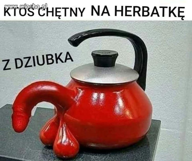 Kobiecy czajnik.