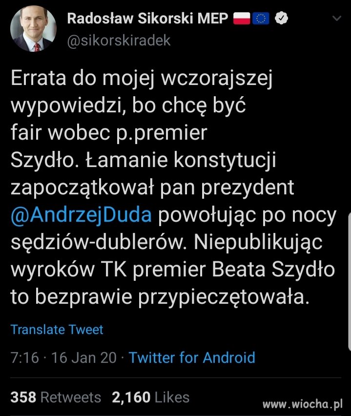 Errata Radka Sikorskiego