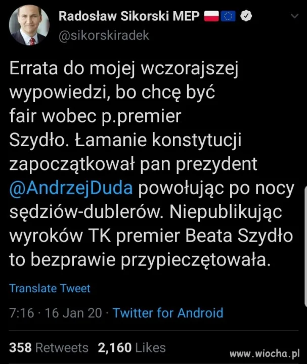 Errata Radka Sikorskiego