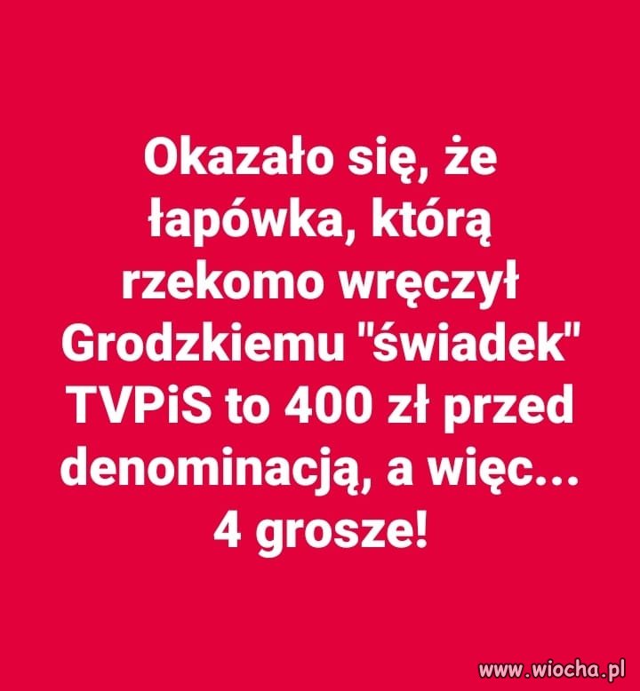 Na waciki by nie starczyło ...