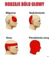 Rodzaje bólu głowy 