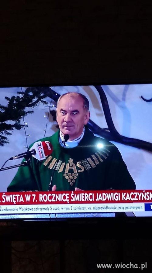 Msza w telewizji za matką Kaczyńskiego 