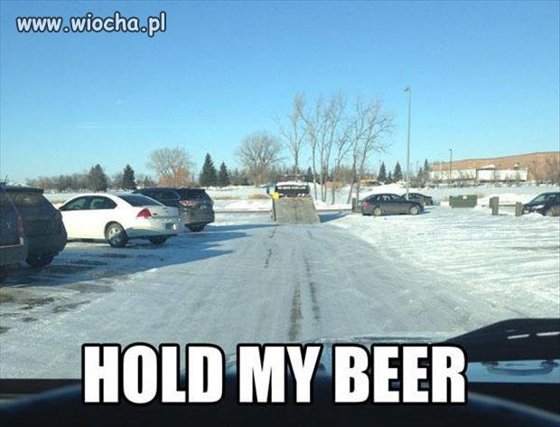 Parking zimą