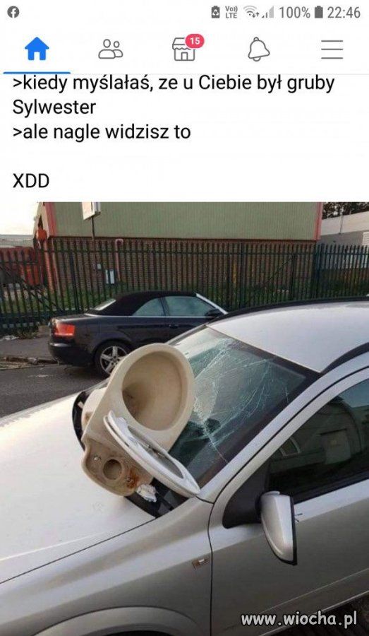 Mniej udany
