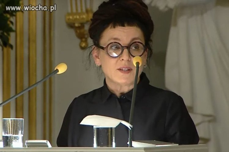 Kiedy Tokarczuk wygłaszała powszechnie chwalony wykład