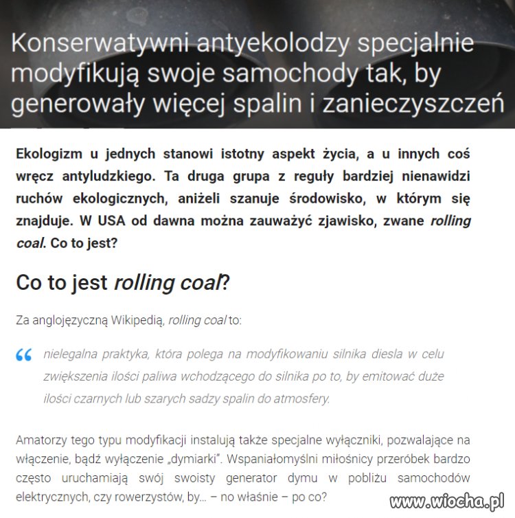 Żeby tylko tam moda do Polski nie trafiła. 
