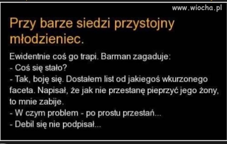 Jest problem.
