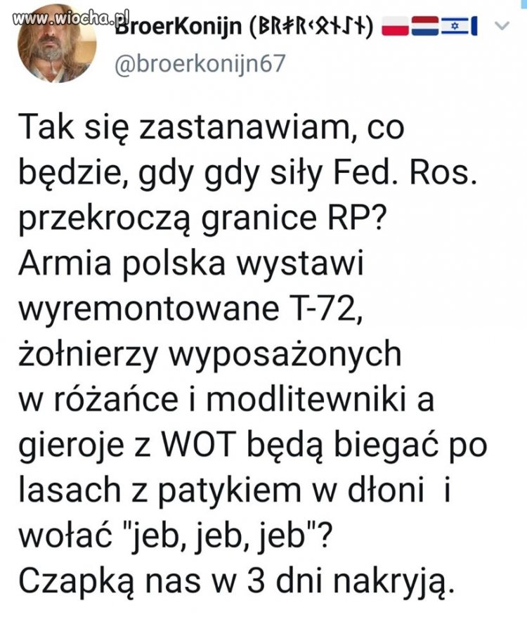 Armia nic nie wystawi bo jej już nie ma