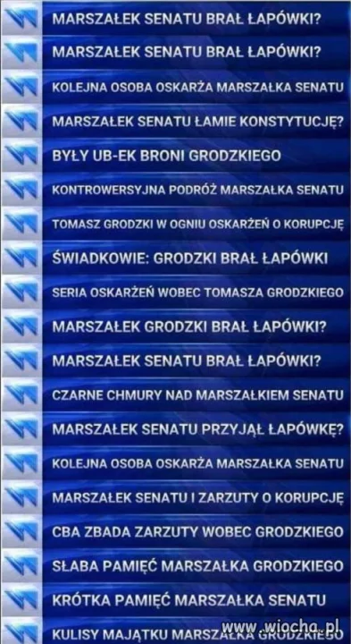 Paski śmierci wiadomości TVP