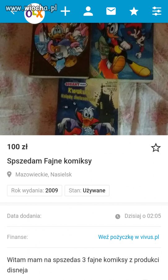 Ten moment gdy autora ponosi fantazja