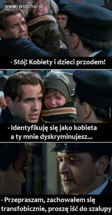 Titanic vs dzisiejsze czasy.