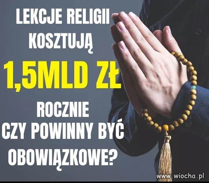 Lekcje Religii tylko w Kościołach 
