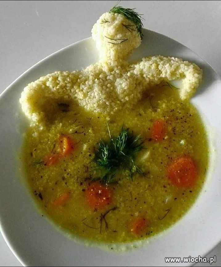 Krupniczek na kolację...