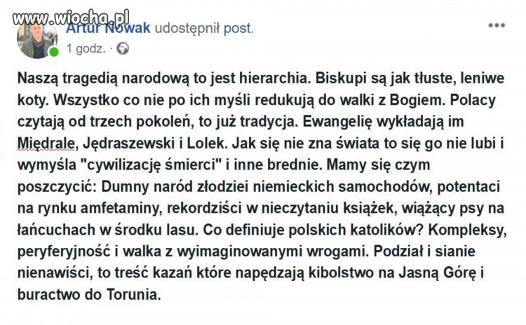 Jedyna zaleta to to,że Polacy to jedyny naród na