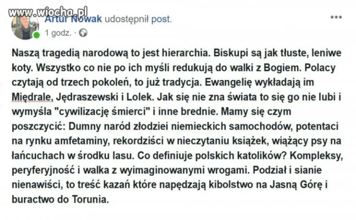 Jedyna zaleta to to,że Polacy to jedyny naród na