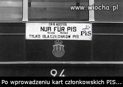 Karta czlonkowska PIS zapowiedziana przez Premiera