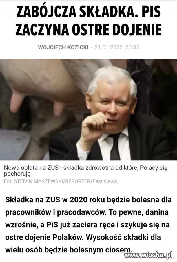 Ciąg dalszy uszczęśliwiana Polaków.