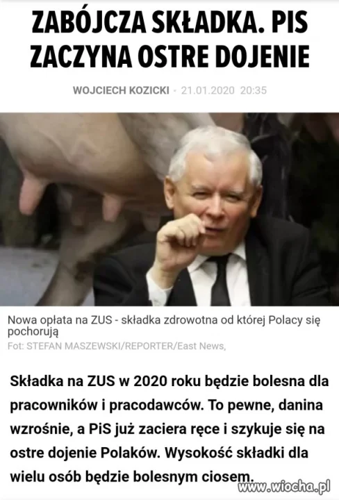 Ciąg dalszy uszczęśliwiana Polaków.