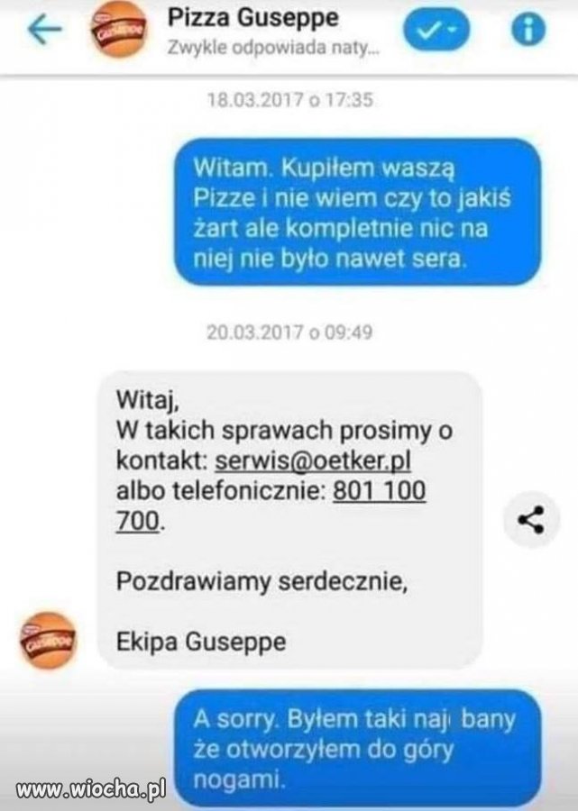 Pizza Guseppe.