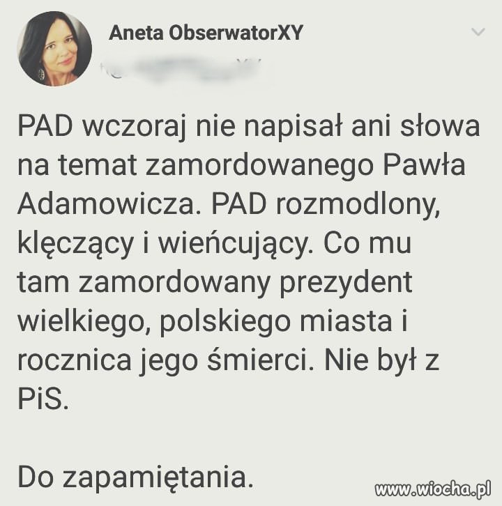 PAD woli pajacować