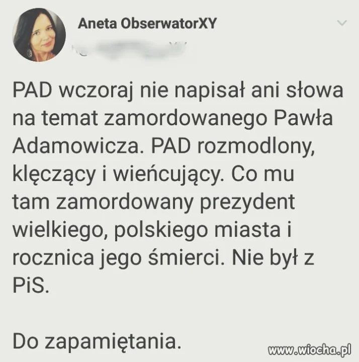 PAD woli pajacować