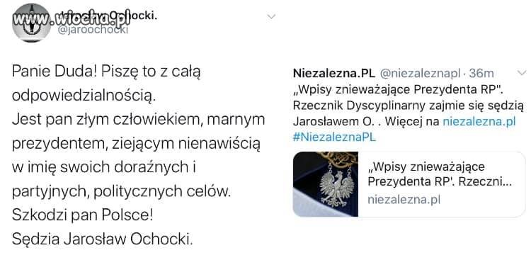 W 6 godzin po wpisie sędziego, Izba Dyscyplinarna ma 