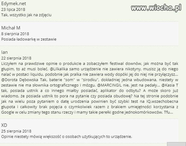 Trafiony komentarz
