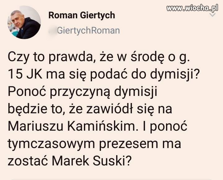 Jarek się zawiódł