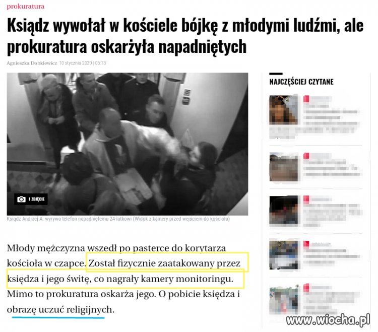 Bo czapeczki nie zdjął.