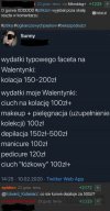Wydatki Walentynkowe.