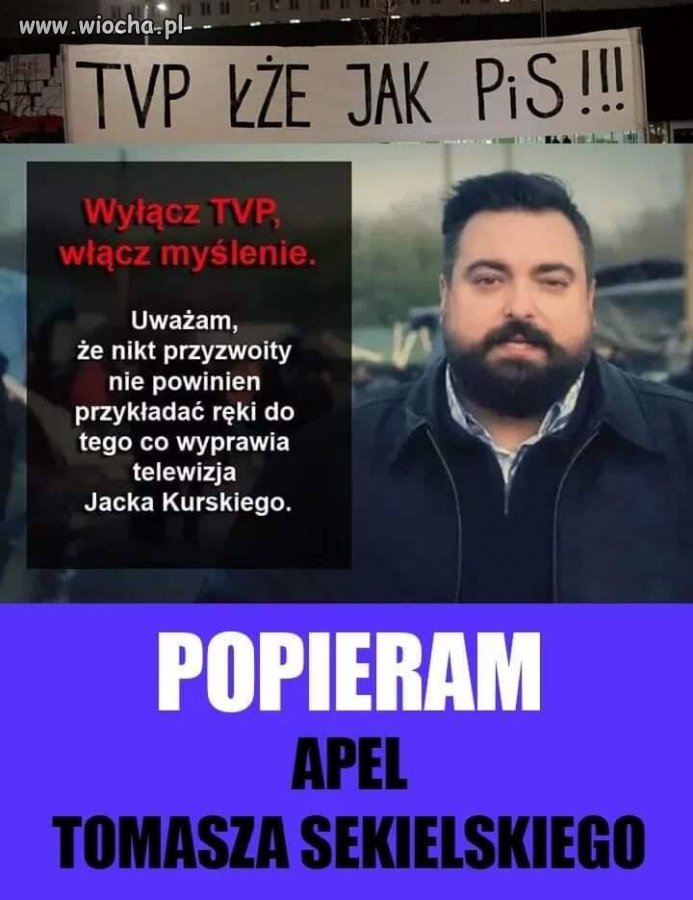 Ja też popieram jego apel