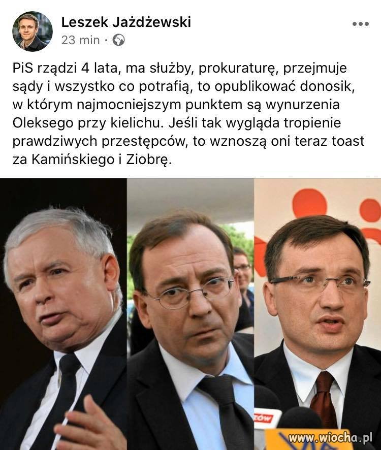 Jaki PiS takie służby - chciałem  dodać cudzysłów 